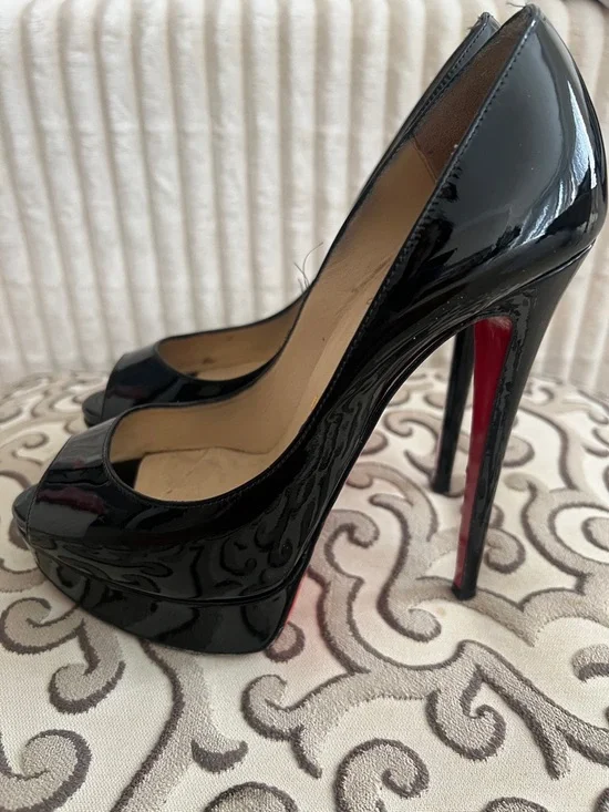 Christian Louboutin Lady Peep heels - Picture 3 of 6
